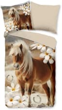 PURE luxury collection Kinderbettwäsche Fabi Beige Mikrofaser Wendeoptik Bild 2