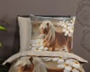 PURE luxury collection Kinderbettwäsche Fabi Beige Mikrofaser Wendeoptik Bild 3