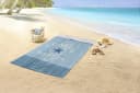 Strandtuch GOOD MORNING Breeze Blau Polyester-Velours Bild 1