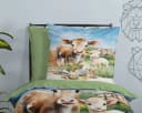 PURE luxury Collection Kinderbettwäsche Farm Animals Bunt 2-tlg. Mikrofaser Bild 3
