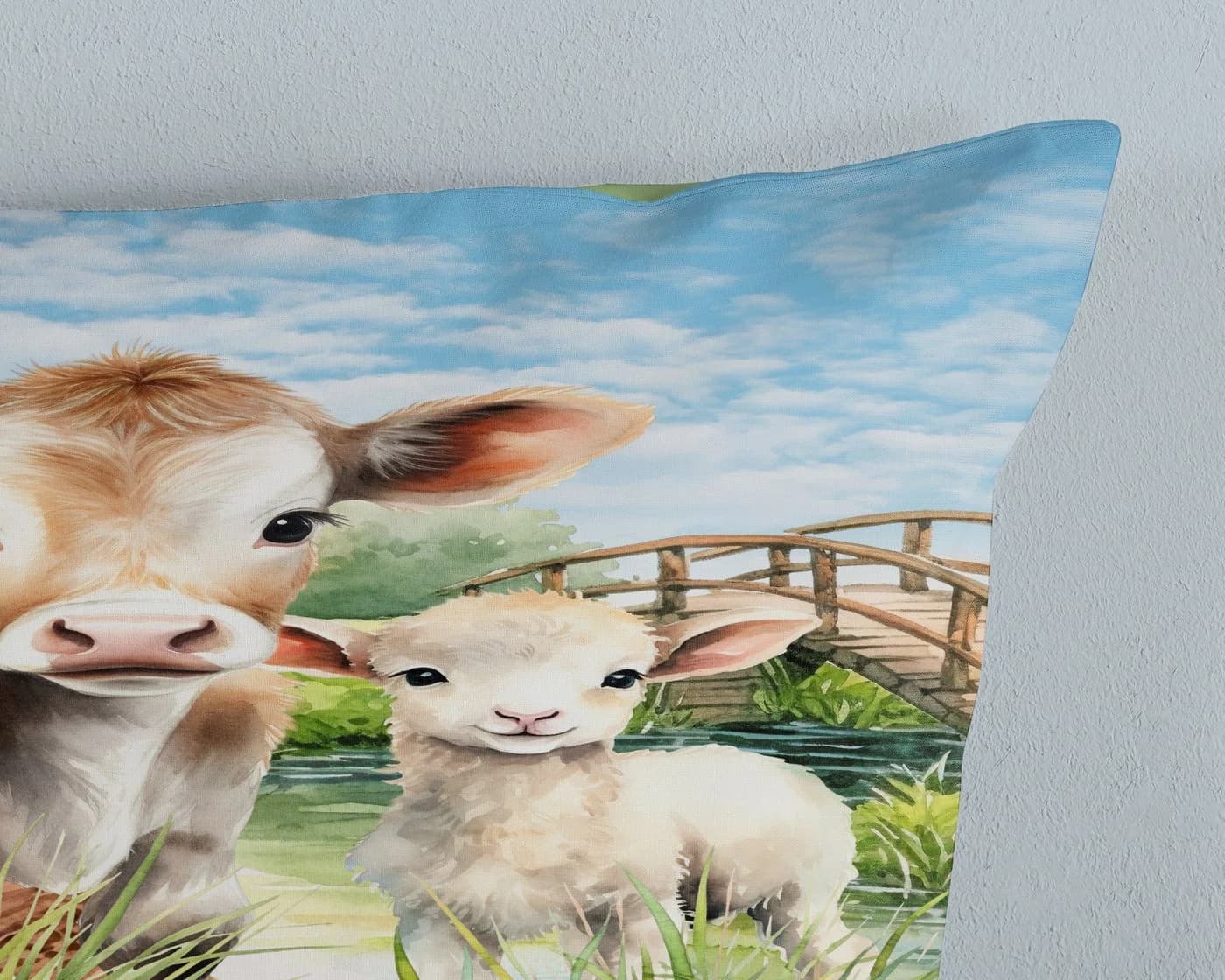 PURE luxury Collection Kinderbettwäsche Farm Animals Bunt 2-tlg. Mikrofaser - Bild 4