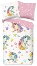 PURE luxury Collection Kinderbettwäsche Fancy Rosa Einhorn Bild 5