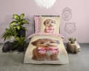 PURE luxury collection Kinderbettwäsche Bobi Beige Mikrofaser Bild 1