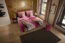 PURE luxury Collection Wendebettwäsche Leona Rosa Leopard Bild 2