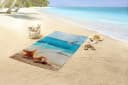 Strandtuch GOOD MORNING Sealife Blau Polyester-Velours Bild 1