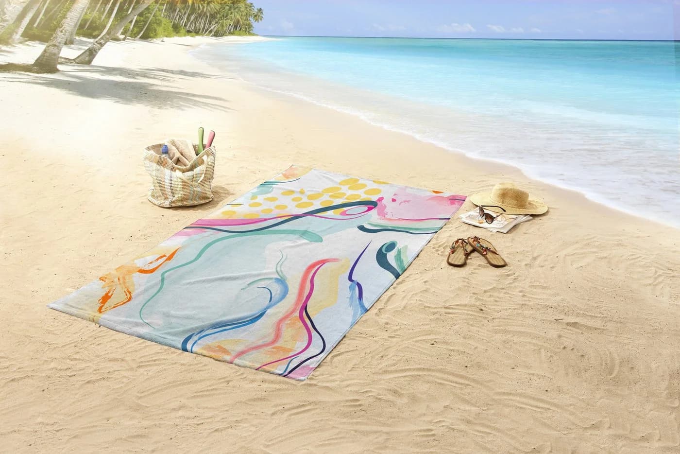 Strandtuch GOOD MORNING Magic Bunt Velours