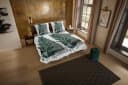 PURE LUXURY Wendebettwäsche Green Boho Grün Mikrofaser Bild 1