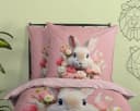 PURE luxury collection Kinderbettwäsche Cathy Rosa Kaninchen Bild 3