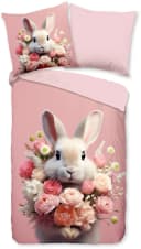PURE luxury collection Kinderbettwäsche Cathy Rosa Kaninchen Bild 5