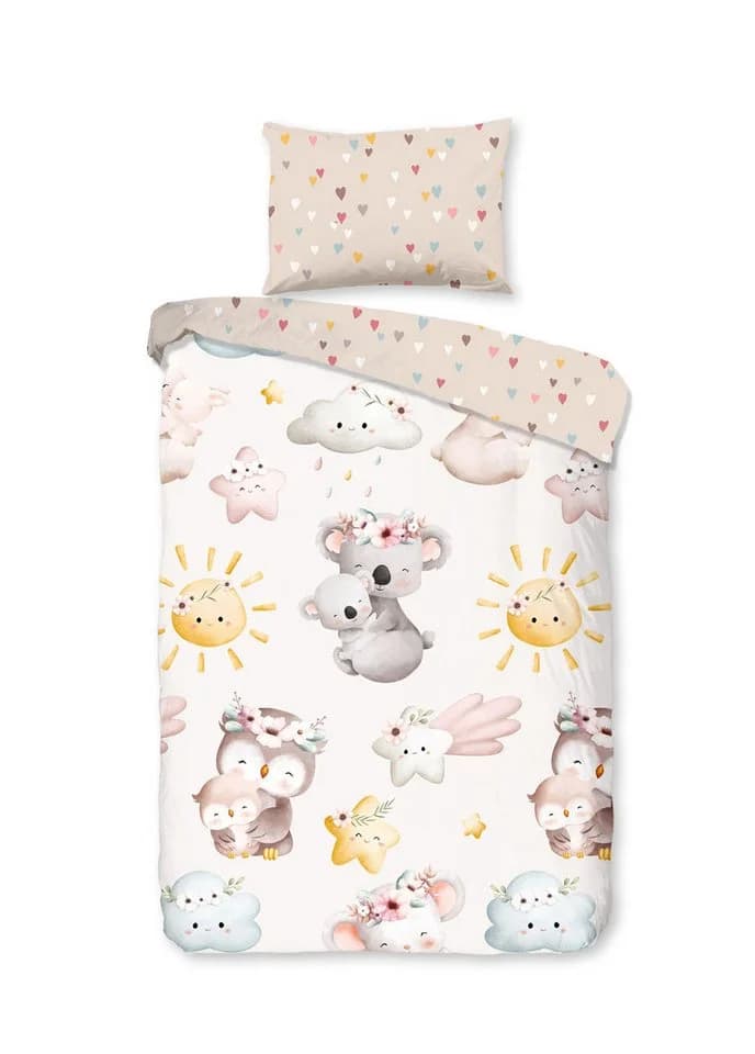Good Morning Babybettwäsche Hugss Beige Renforcé 2-tlg. - Bild 3