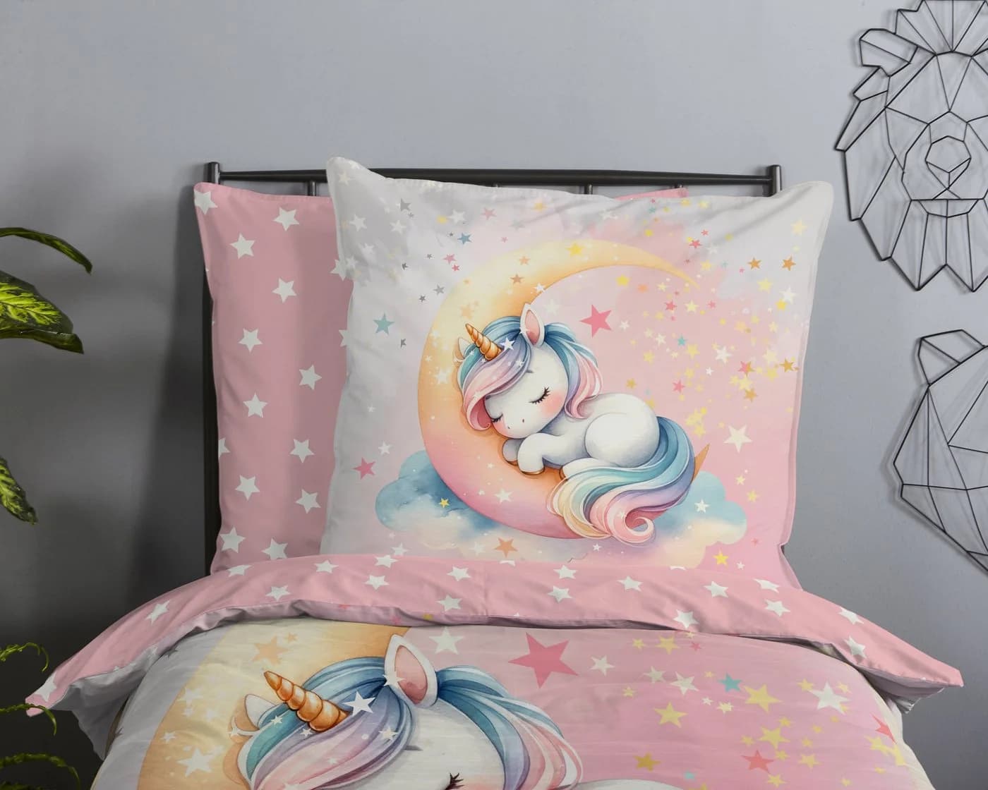 good morning Kinderbettwäsche Molly Einhorn 2-teilig Baumwolle - Bild 3