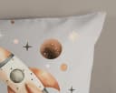 Good Morning Kinderbettwäsche Exploree Grau Weltraum Rakete Bild 4