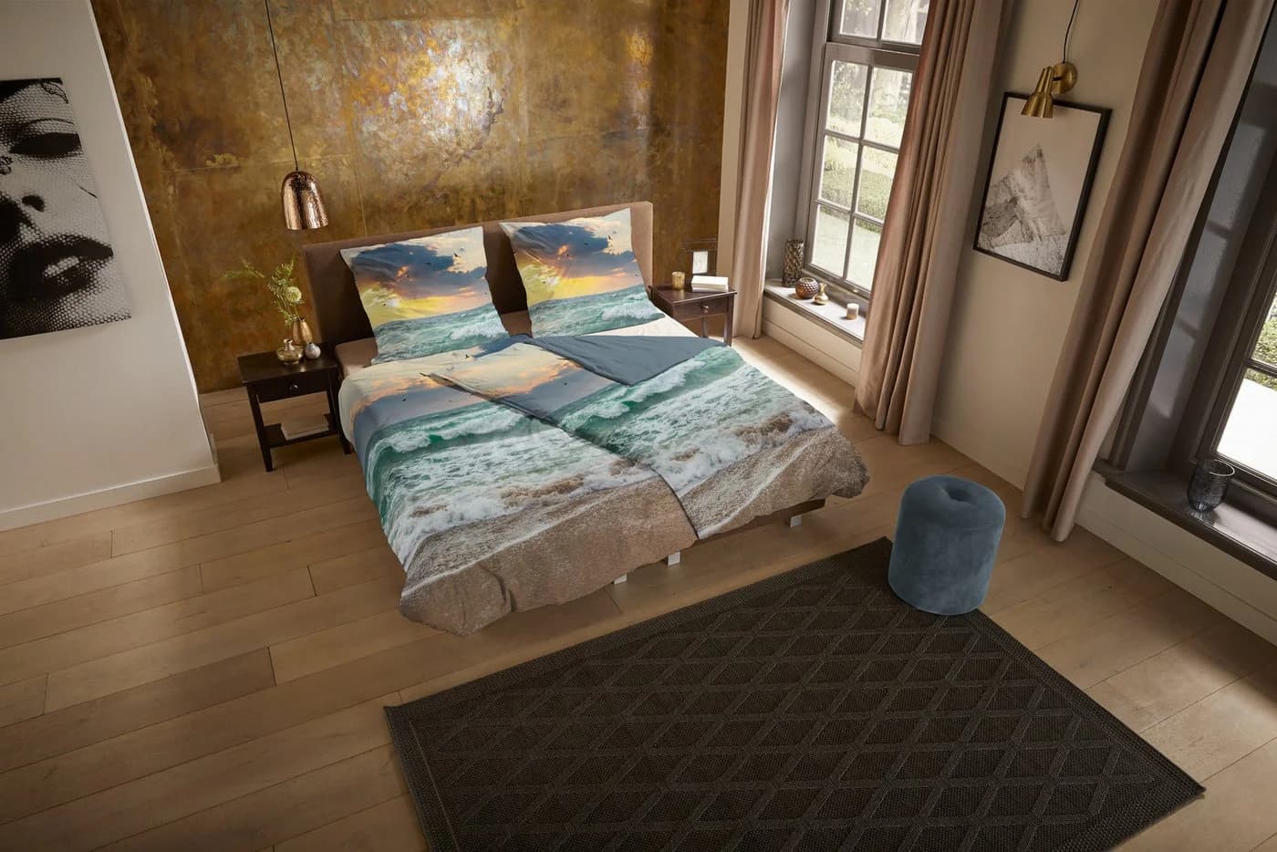 PURE luxury Collection Wendebettwäsche Samui Bunt Strand