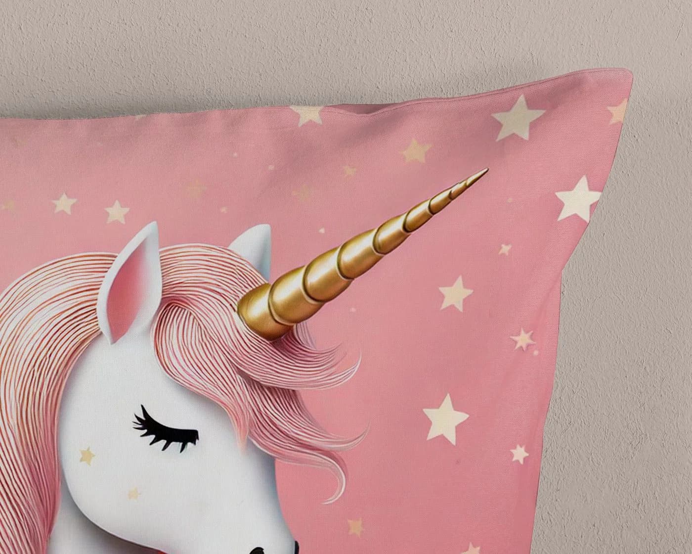 Kinderbettwäsche Sparkles Rosa Einhorn Microfaser 2-teilig - Bild 4