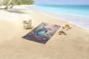 Strandtuch GOOD MORNING Baya Delfin Bunt Samt 75x150cm Bild 1