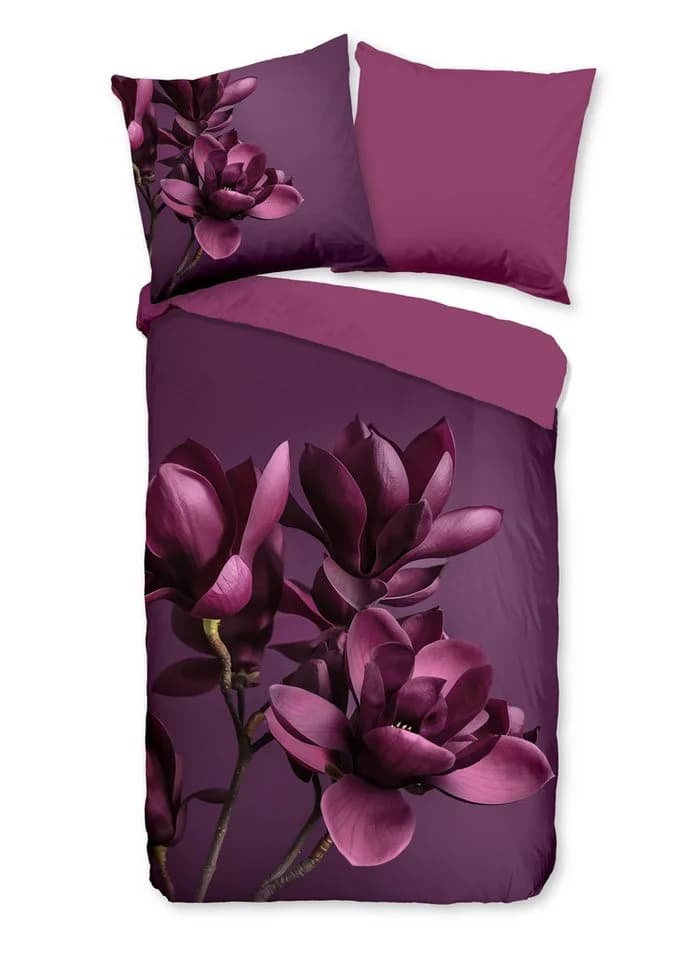 Wendebettwäsche Penelope - 100% Polyester - Dunkel Violett - Bild 4