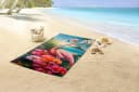 Strandtuch Jerry rosa 100x180 cm Samt Good Morning Bild 1