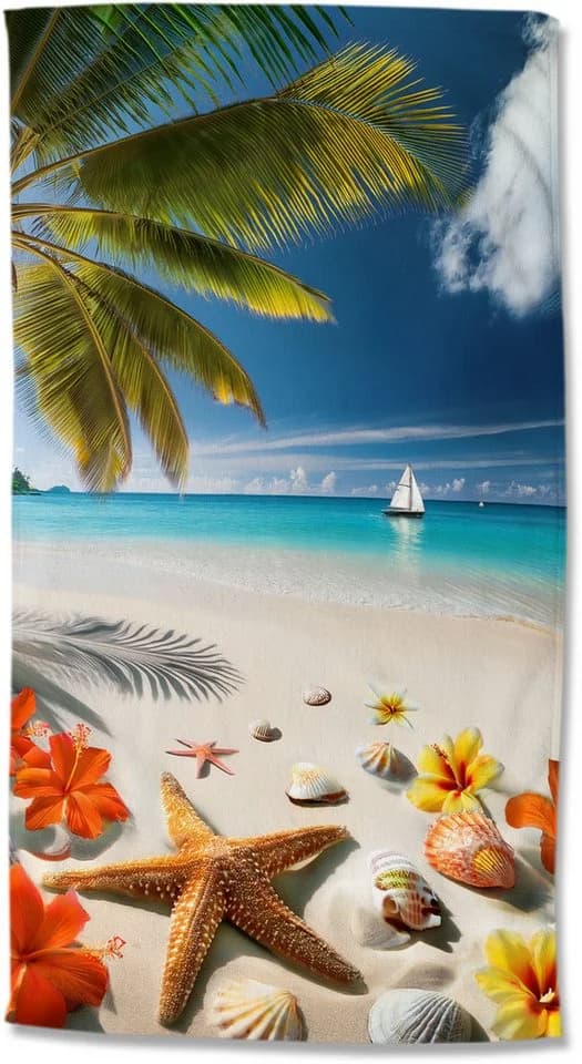 Strandtuch GOOD MORNING Havana 100x180 cm Samt - Bild 4
