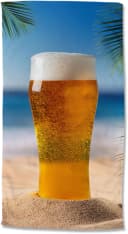 Strandtuch GOOD MORNING Beer 100x180cm Polyester Velours Bild 4