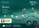 Lumineo LED-Lichterkette BASIC 240 LED 18 m warm weiß transparent dimmbar Bild 2