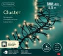 Lumineo LED-Lichterkette CLUSTER 588 LED 5,5 m warm weiß, schwarzes Kabel, Dimmbar, Timer, Indoor, Outdoor Bild 2