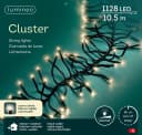 Lumineo LED-Lichterkette CLUSTER 1128 LED 10,5m Warmweiß Dimmbar Bild 2