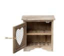 Clayre & Eef Eierständer Herz Braun Holz Bild 1