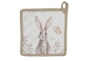 Clayre & Eef Topflappen Rustic Easter Bunny 2-tlg. Baumwolle Bild 1