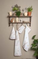Clayre & Eef Topflappen Rustic Easter Bunny 2-tlg. Baumwolle Bild 5
