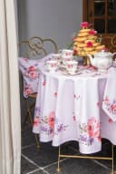 Clayre & Eef Platzset Dotty Rose 2-teilig Baumwolle Rosa Bild 4