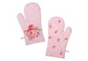 Clayre & Eef Topfhandschuhe Dotty Rose 2-tlg. Rosa/Weiß Bild 2