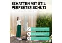 VONROC Sonnenschirm rechteckig Schwarz 300x200 cm Bild 1