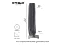 Platinum Sonnenschirm Schutzhülle AeroCover Anthrazit Bild 2