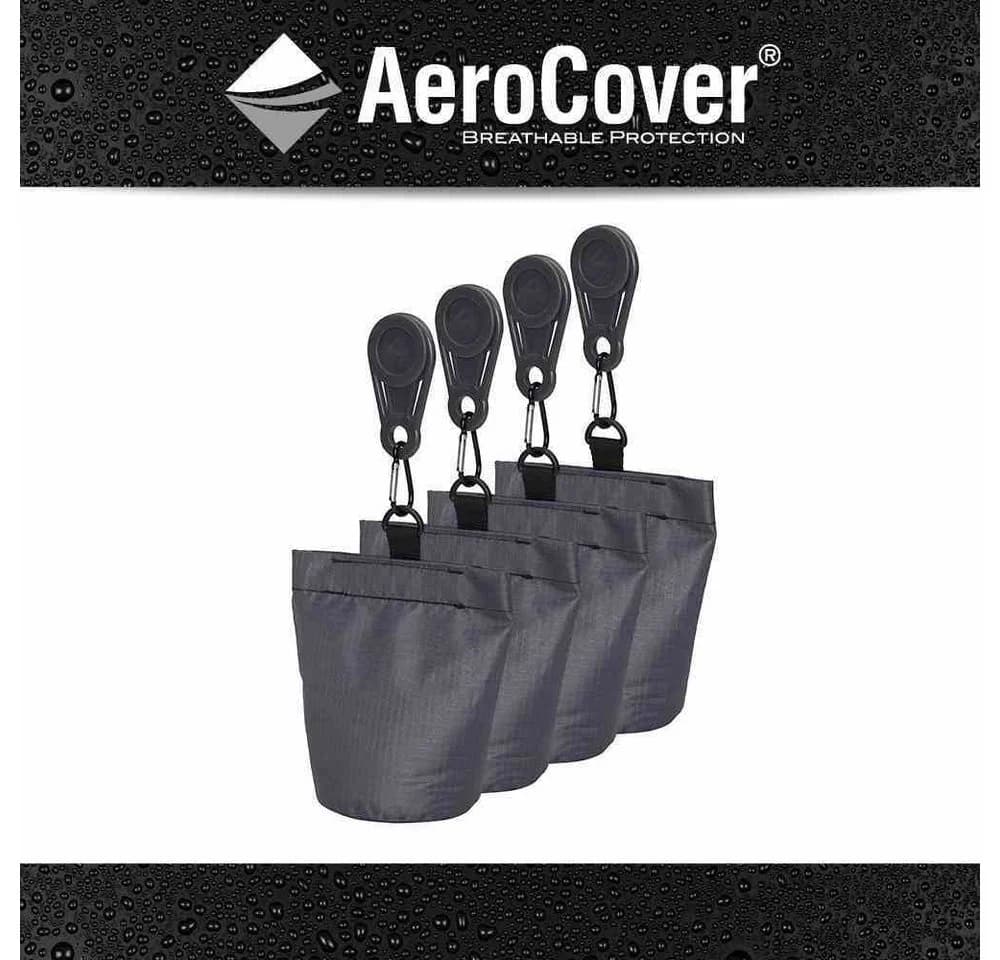 Aerocovers Sandsäcke für Schutzhülle 4x + 4x Clip