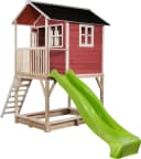 EXIT Loft 700 Holzspielhaus rot mit Rutsche Bild 2
