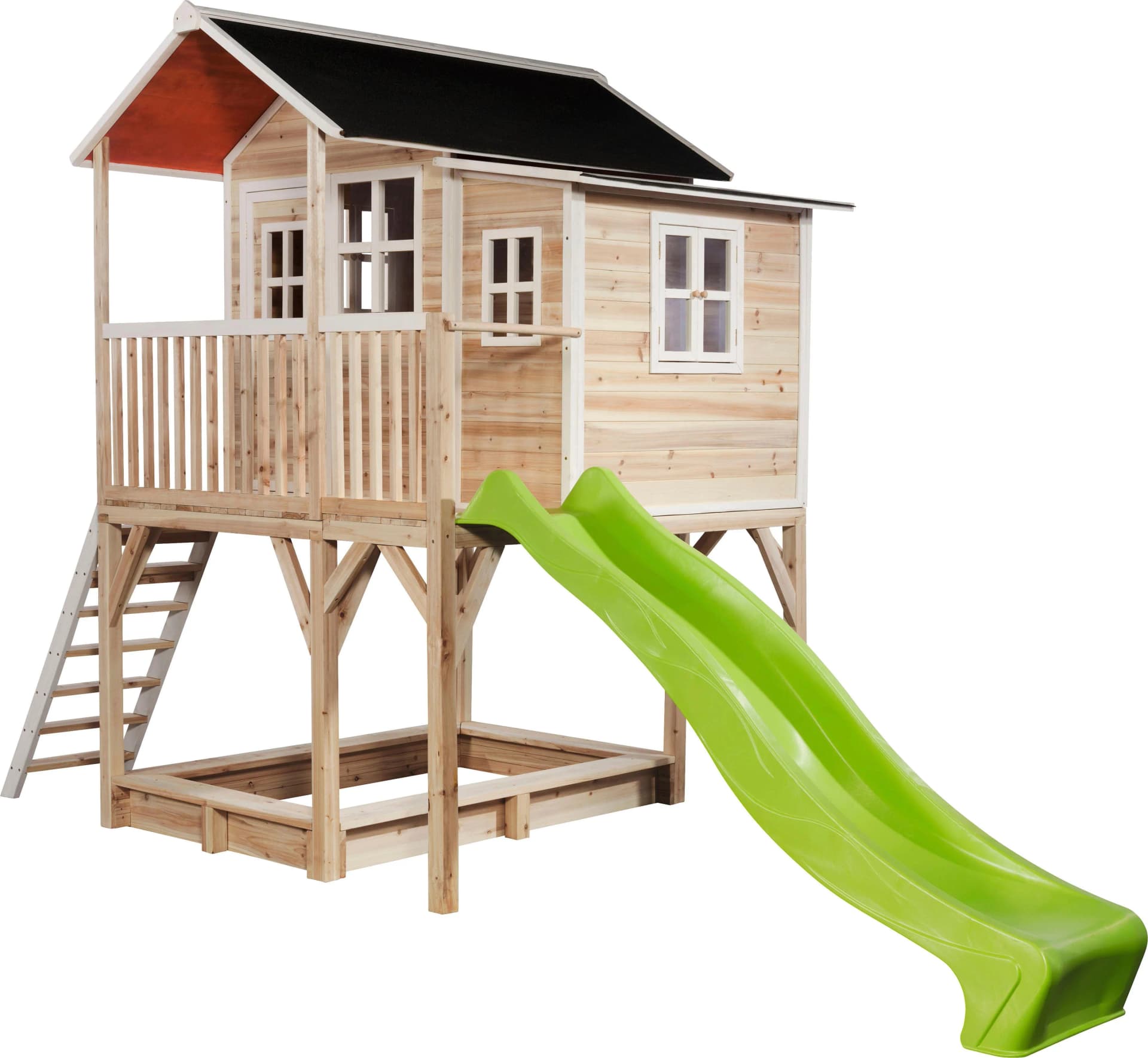 EXIT Loft 750 Holzspielhaus mit Rutsche - Bild 2