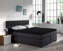 Sitheim-Europe Spannbettlaken Split Topper 100% Baumwolle Schwarz Bild 2