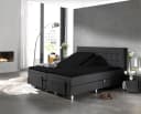 Sitheim-Europe Spannbettlaken Split Topper 100% Baumwolle Schwarz Bild 5