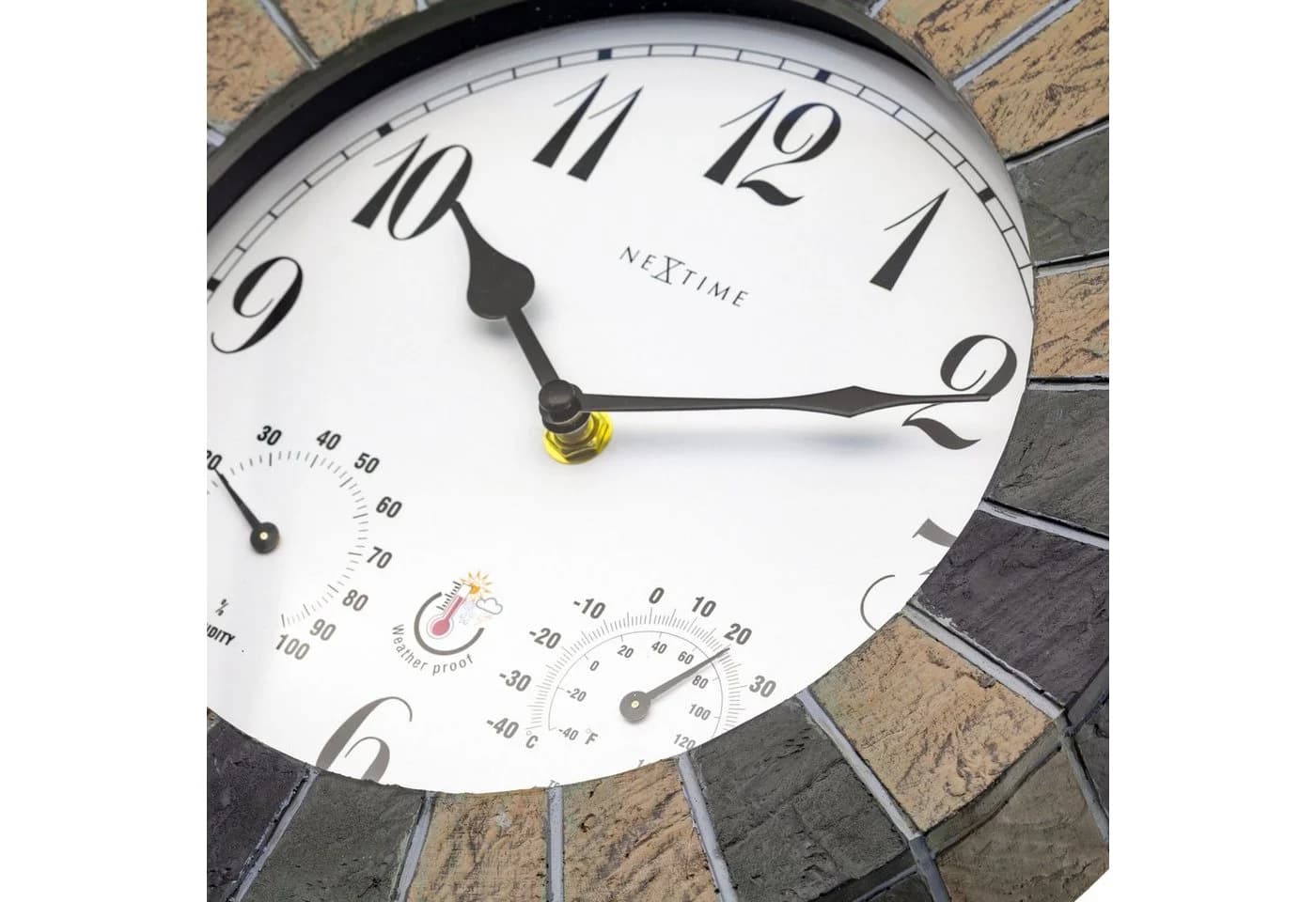 NEXTIME Wanduhr 4311 Wetterfeste Uhr aus Stein - Bild 4