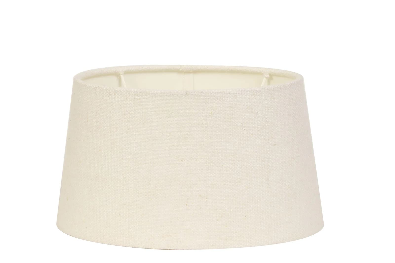 Light & Living Lampenschirm Oval Weiß Textil