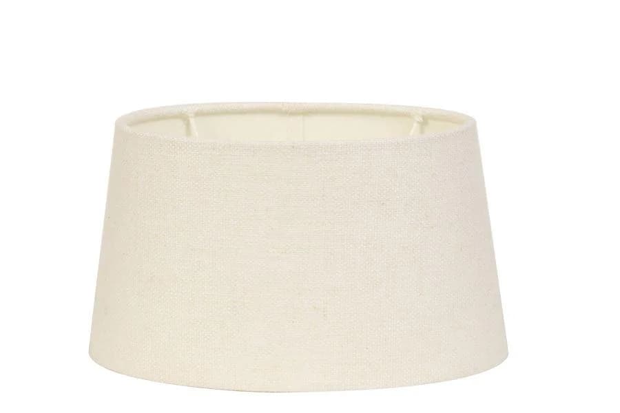 Lampenschirm Weiß Oval Light & Living