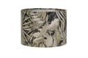 Light & Living Lampenschirm Zylinder PALM SEPIA Samt Braun Ø20x15 Bild 2