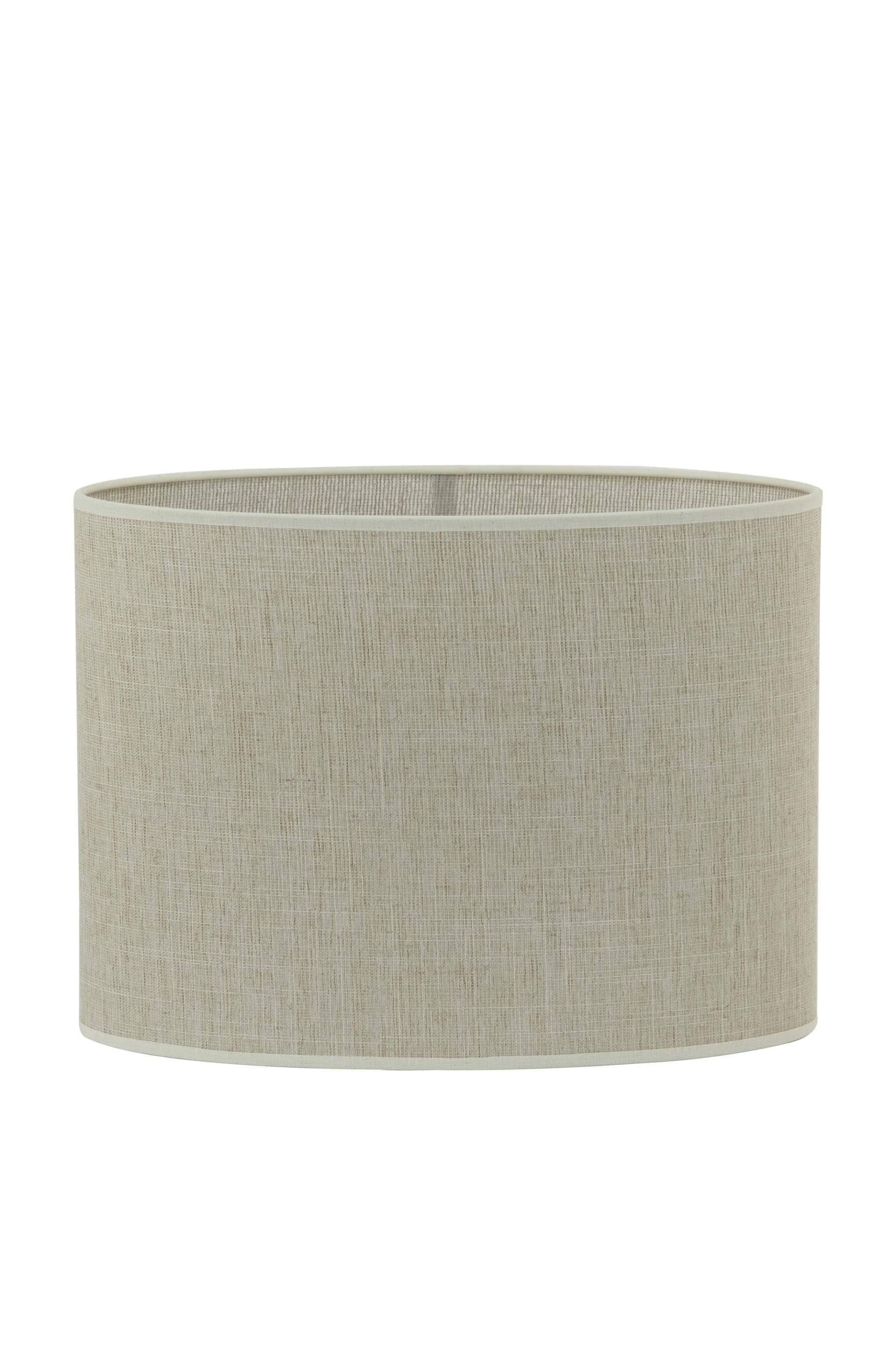 Light & Living Lampenschirm BRESKA Perlweiß Textil