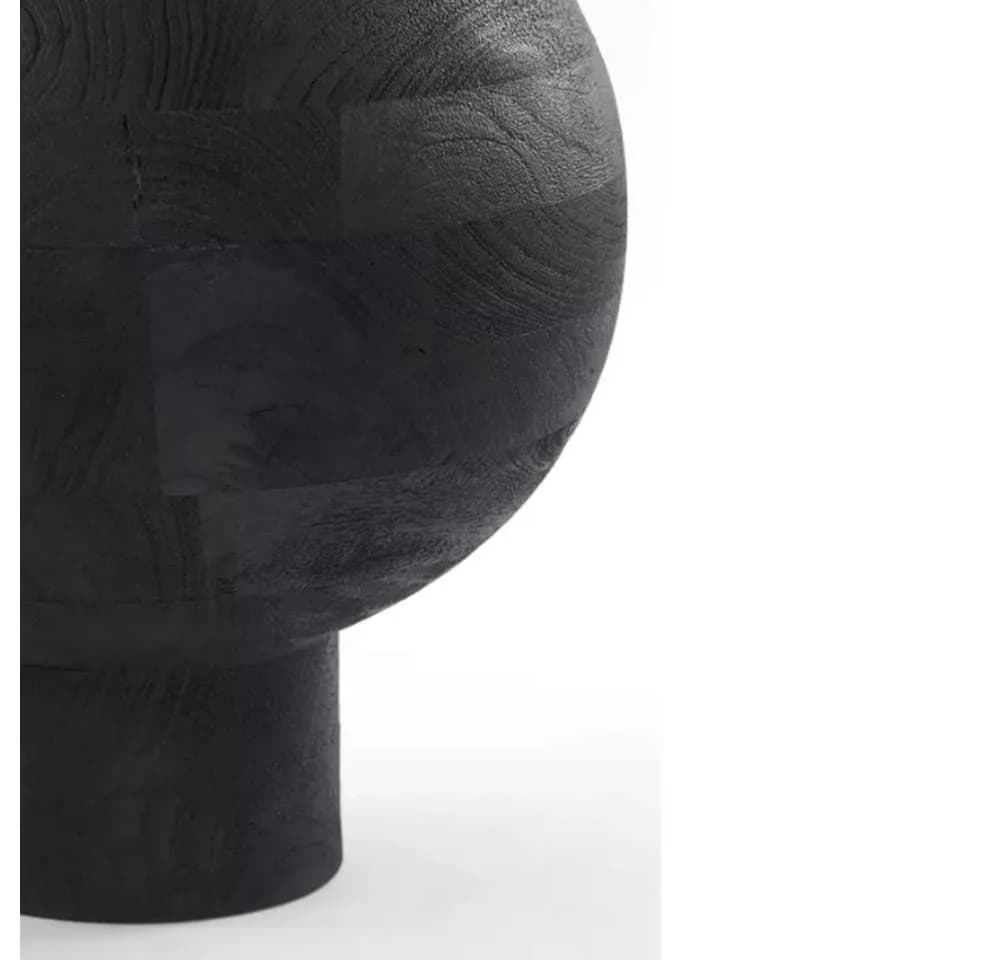 Light & Living Bodenvase BARUMI Schwarz Holz - Bild 3