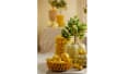 Light & Living Dekovase LEMON Knallgelb mit Polyresin-Zitronen Bild 4
