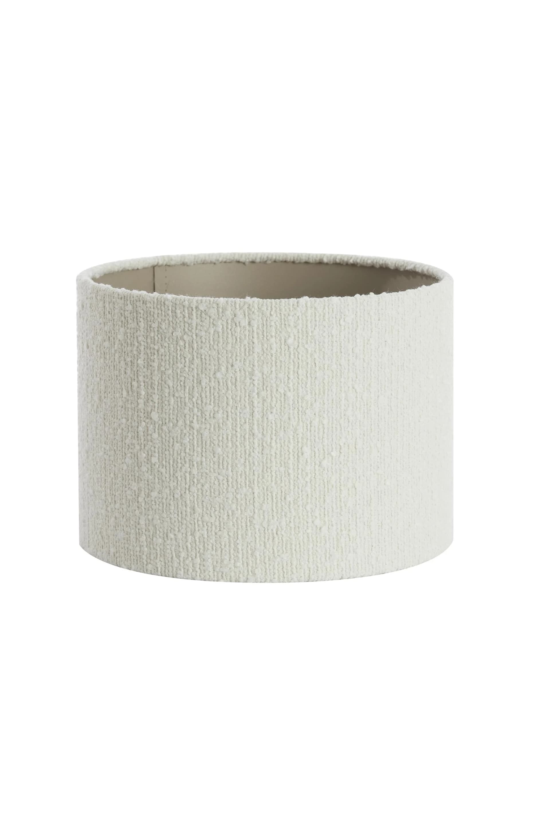 Light & Living Lampenschirm BOLERO Weiß Textil E27