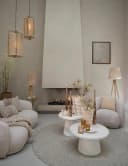Light & Living Lampenschirm MEDANA Chenille Creme E27 Bild 3