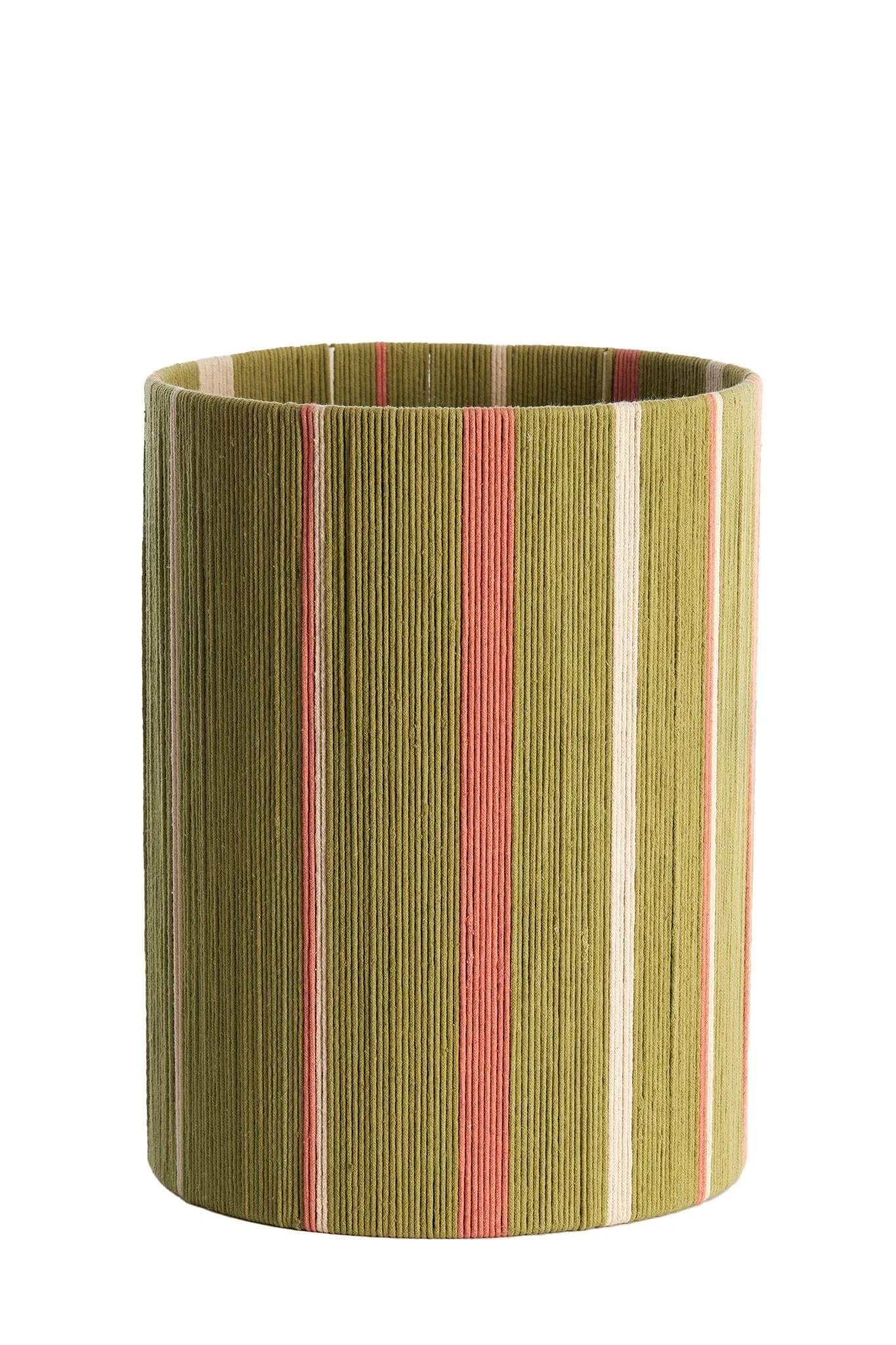 Lampenschirm MEDAN Grün/Rosa/Creme Textil E27 Light & Living