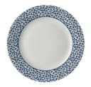 Laura Ashley Frühstücksteller Blueprint Floris 20cm Blau-Weiß Bild 2