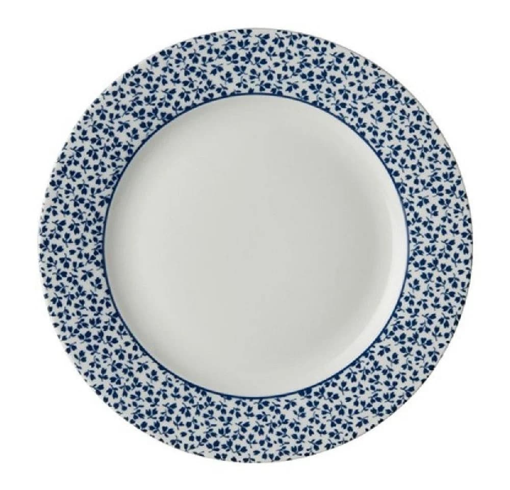 Laura Ashley Frühstücksteller Blueprint Floris 20cm Blau-Weiß - Bild 2